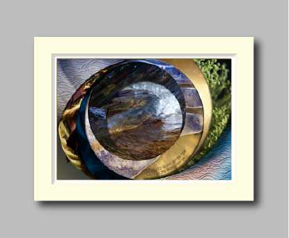 Ashra Designs It Will Follow You Double Matted Art Print