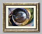 Ashra Designs 3D Gold Framed Art - It Will Follow You