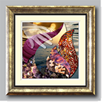 Ashra Designs 3D Gold Framed Art The Hope of Being Heard